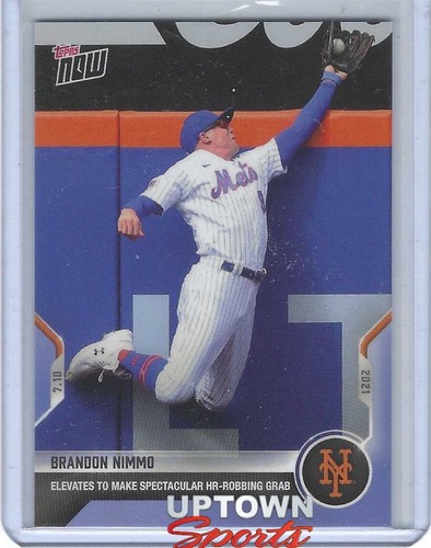 2021 Topps Now 486 Brandon Nimmo