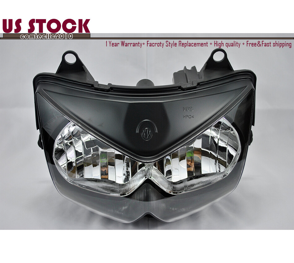 US Headlight Headlamp Clear For Kawasaki NINJA 250R EX250 2008