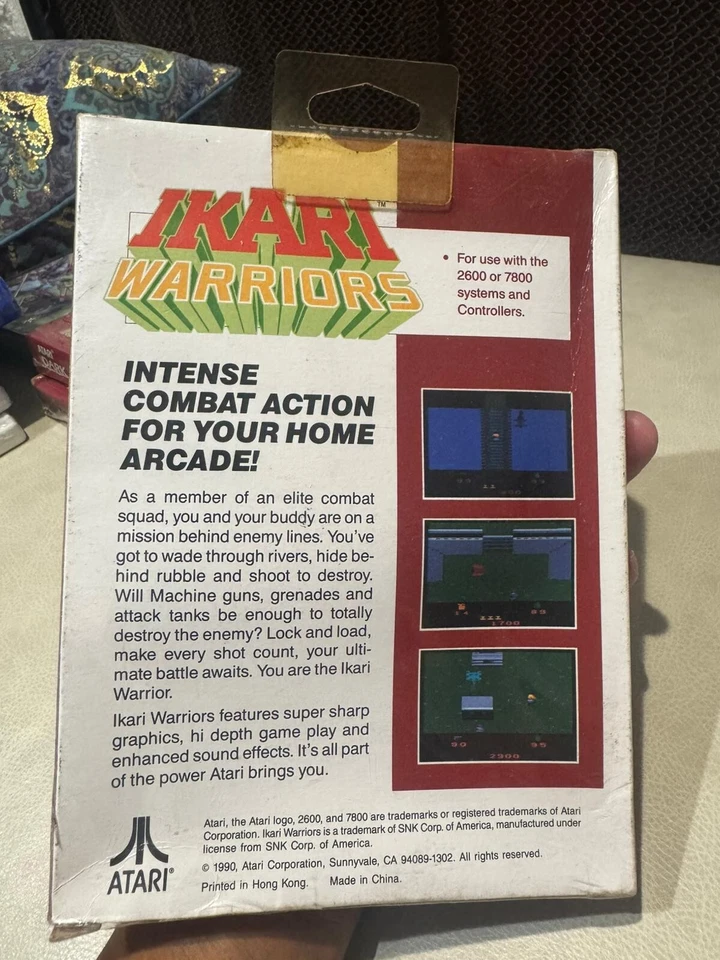 Nuevo videojuego Atari 2600 Ikari Warriors WATA 9.8 sellado de fábrica raro Foto 2 de 2