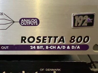   1PCS Used Apogee Rosetta 800 Multi Channel AD/DA Converter by DHL or FedEx