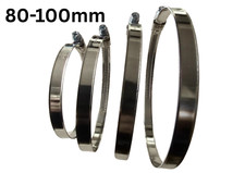 Adjustable Hose clips Jubilee style Clamps 8–110mm |Stainless Steel | worm drive