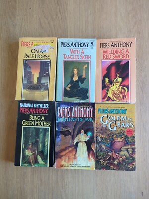 Incarnations of Immortality Series Books 1 3 4 5 Vtg Plus 2 Lot Piers Anthony