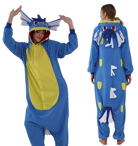 Adults Pokemon Costume Kigurumi Pajamas Sleepwear Pyjamas Pikachu Gengar Cosplay - Picture 17 of 65