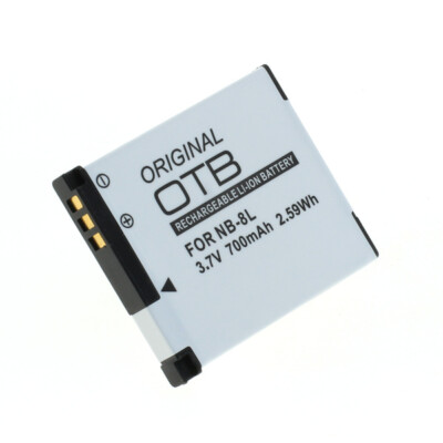 Akku für Canon PowerShop NB-8L A2200 A3100 IS A3000 IS A3200 IS A3300 IS 700mAh