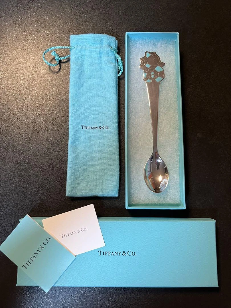 Tiny Tiffany Seahorse Baby Spoon in Sterling Silver