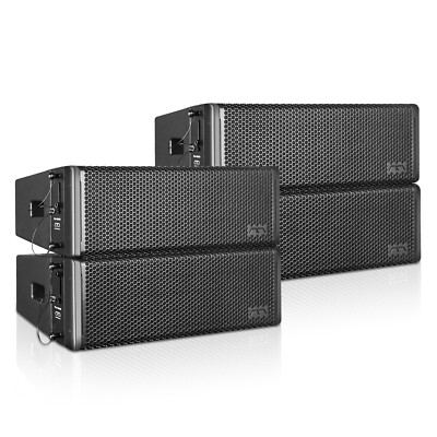 Sound Town 2 Pairs Dual 8'' 3-Way 1900W Passive Line Array  (FILA-28LMH-2PRS)