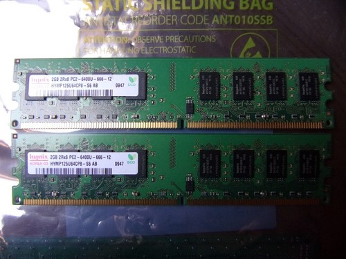 Mémoire RAM Micron Barrette Mémoire 1Go RAM DDR2 MT16HTF12864AY-667D4