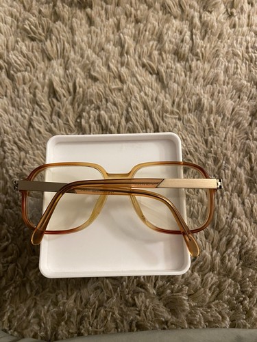 Vintage Safilo Elasta 1029 Frames Two Tone Square Aviator Italian Bottle Bottom - Picture 4 of 4