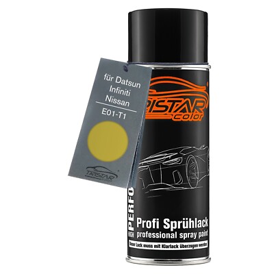 Autolack Spraydose für Datsun Infiniti Nissan E01 T1 Yellow Green Basislack