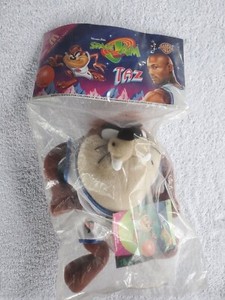 TAZ 1996 McDonald's Space Jam Michael Jordan Tune Squad Plush Toys 