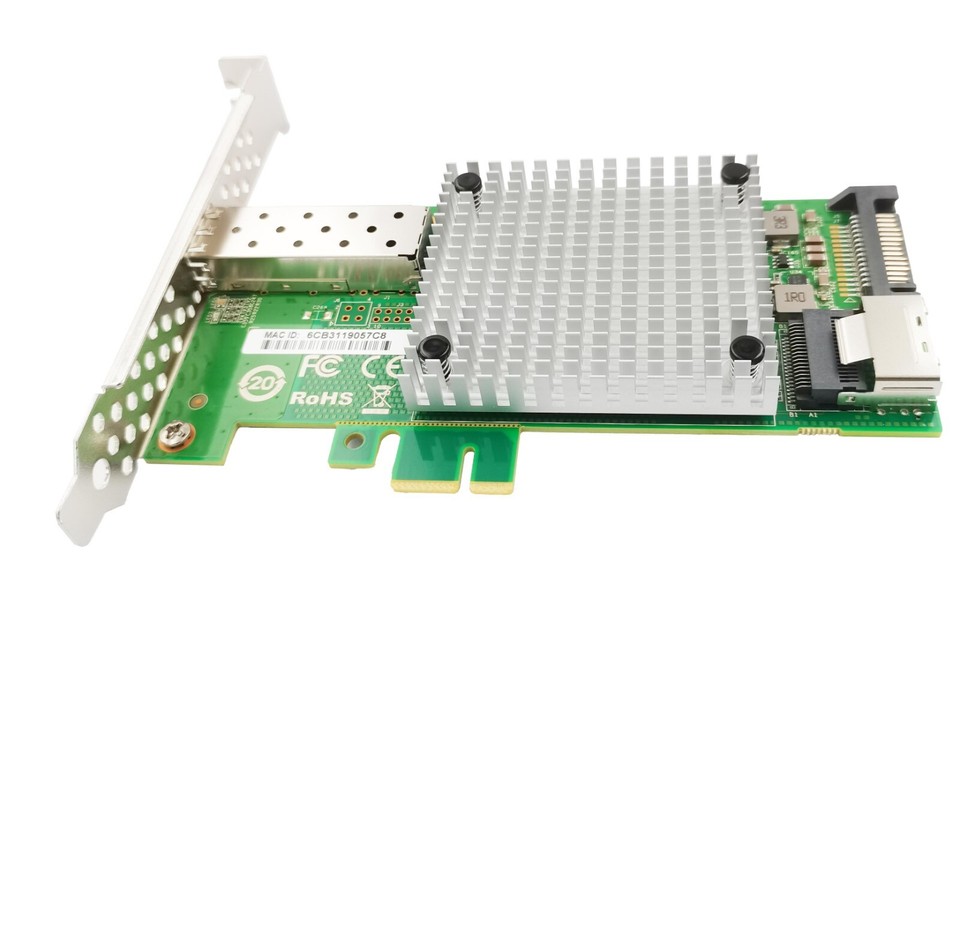 M.2 Key M to 10G SFP+ network Card intel 82599 chipset with SFF-8087 ...