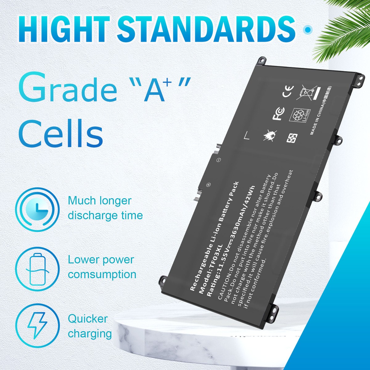 TF03XL 920070-855 920046-421 HSTNN-LB7J HSTNN-LB7X HSTNN-UB7J Laptop Akku für HP Pavilion 14-bf 14-bk 14-bp 14-cd 15-cc 15-cd 15-ck 14-cd0xxx 14-bf0xx 14-bf1xx 14-bk1xx 15-cc1xx 14-bf011ng 14-bf170ng