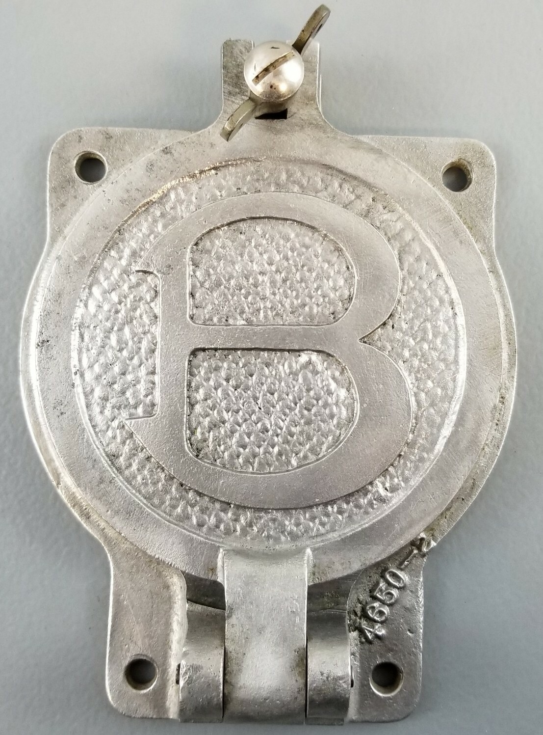 1930s Prewar Bentley Rolls Royce Oil Gas Fuel Cover Hatch Door 4650-2 R1918