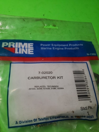 Carburetor Kit 7-02020 Prime Line