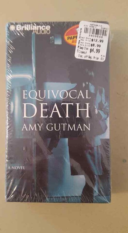 Equivocal Death Amy Gutman audio book cassette read by Amy McWhirter