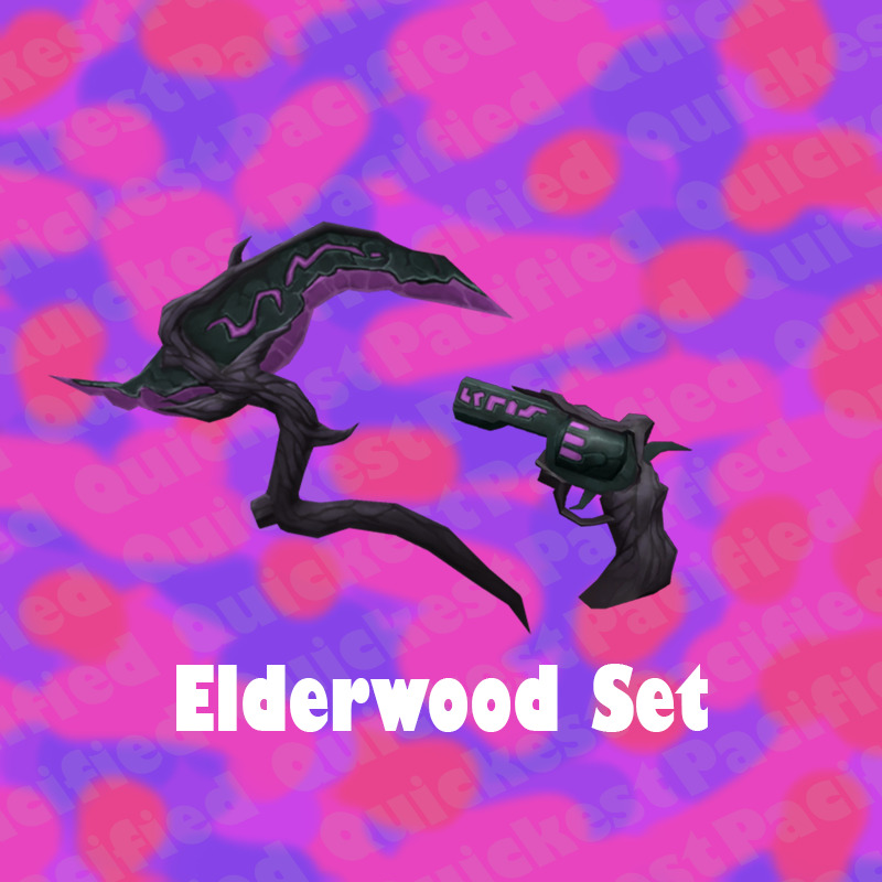 ELDERWOOD SET💜🎩FAST DELIVERY!!!💜🎩MM2 ROBLOX💜🎩GODLY ANCIENT 2 ITEMS