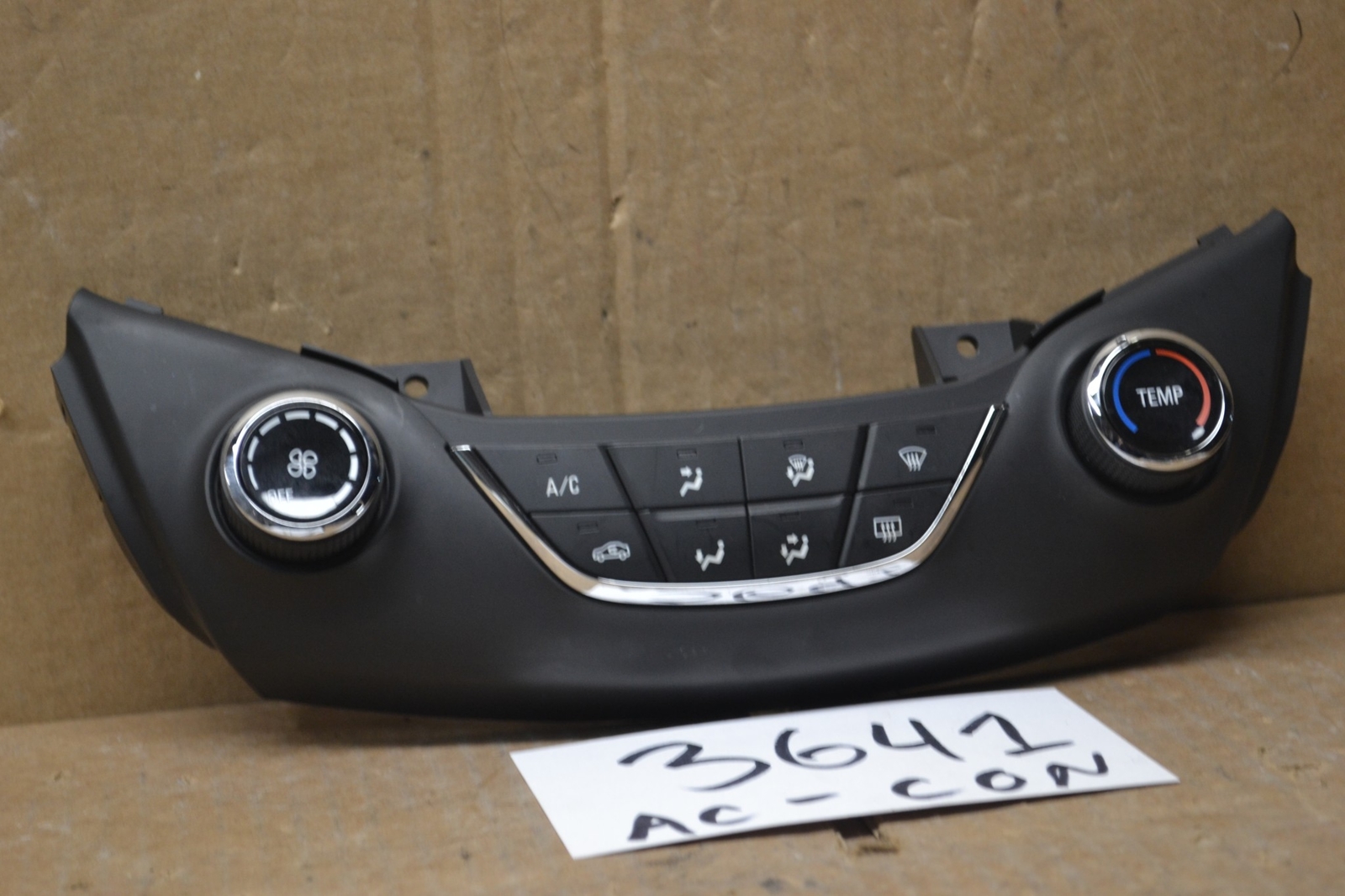 16 17 18 Chevrolet Cruze Used AC and Heater Control Stock #3641-AC