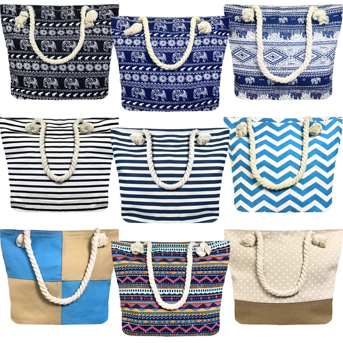 Canvas summer bags hotsell