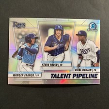 2020 Bowman Chrome Talent Pipeline Tampa Bay Rays #TP-TBR Ex
