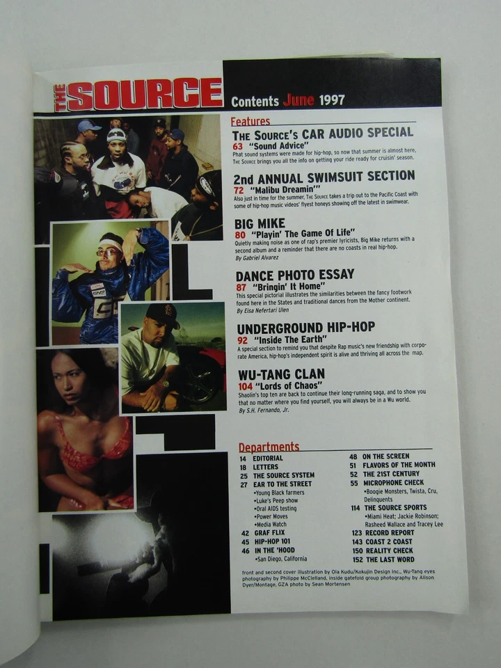 The Source Magazine June 1997 No. 93 Wu-Tang Behold the Second Coming Hip-Hop - Image 4 of 4