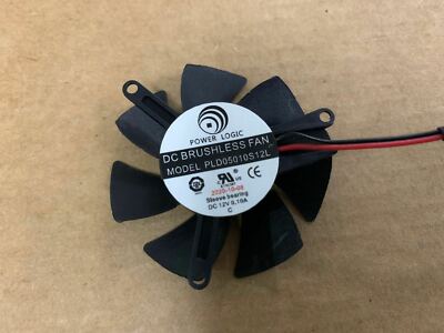  1X PLD05010S12L (DF0501012SEE2C T125010SL) 2 Pin 45mm Fan ATI nVIDIA Video Card