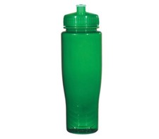 100 Bulk Pack 28 Ounce Green Water Bottles Lids. USA Made
