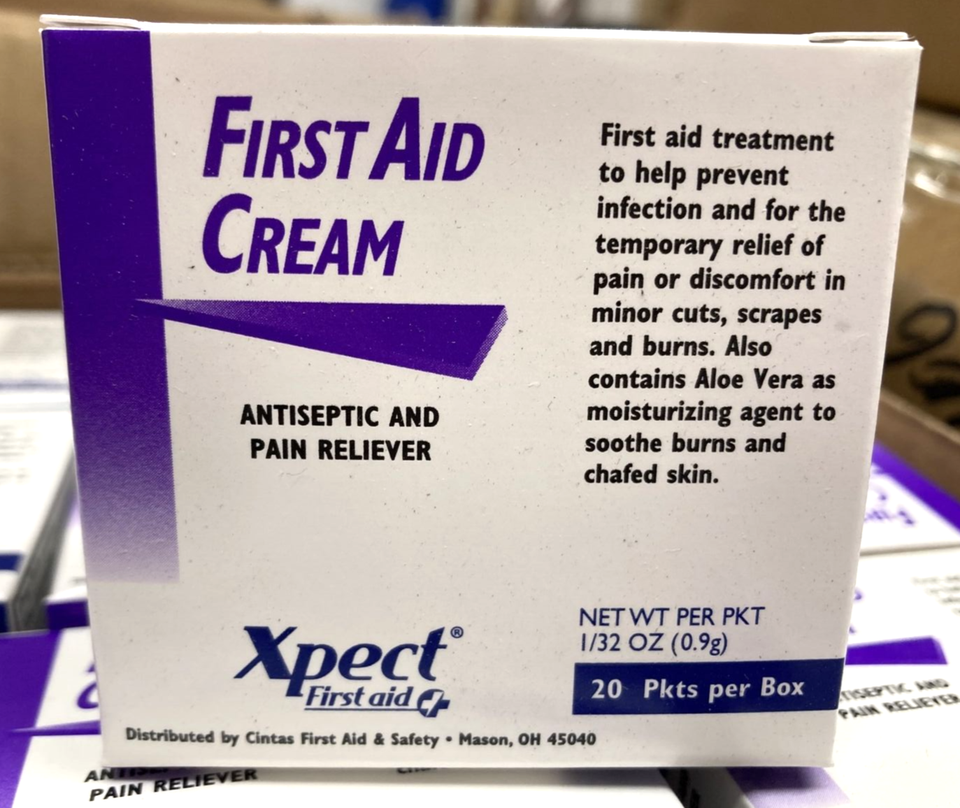 36 Boxes (20 Packets Per Box) Xpect First Aid Cream 0.9g Each Pkt EXP