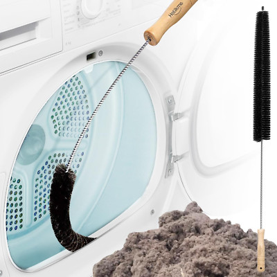 Clothes Dryer Lint Trap Cleaner Brush, Flexible Coil Brush for Refrigerator