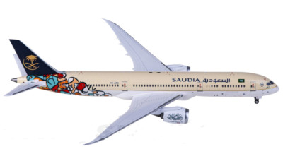 1:400 NG Model SAUDIA BOEING 787-9 Passenger Airplane Diecast Aircraft Model