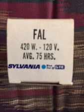 SYLVANIA FAL 120V 420W PROJECTOR LAMPS-BULBS