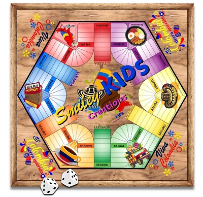 Parks, Brettspiel, Patches, Parks Kolumbien 6 Plätze MAGNETISCH