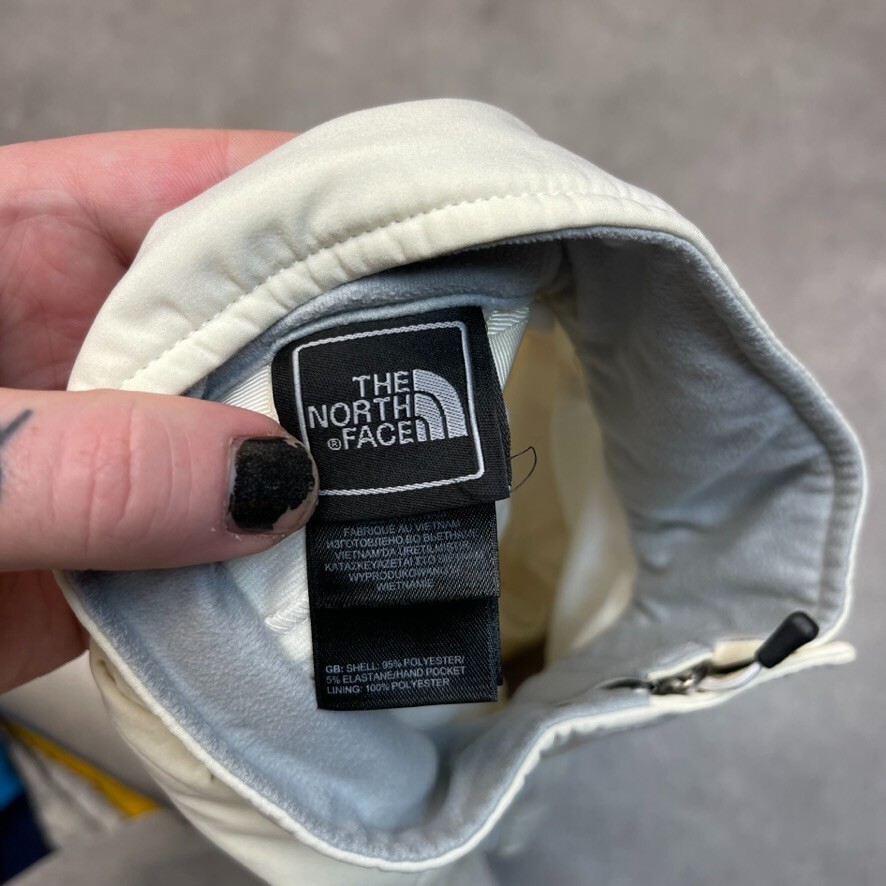 The North Face Jacket Womens Medium Y2K Full Zip Hiking Windbreaker, White image 9