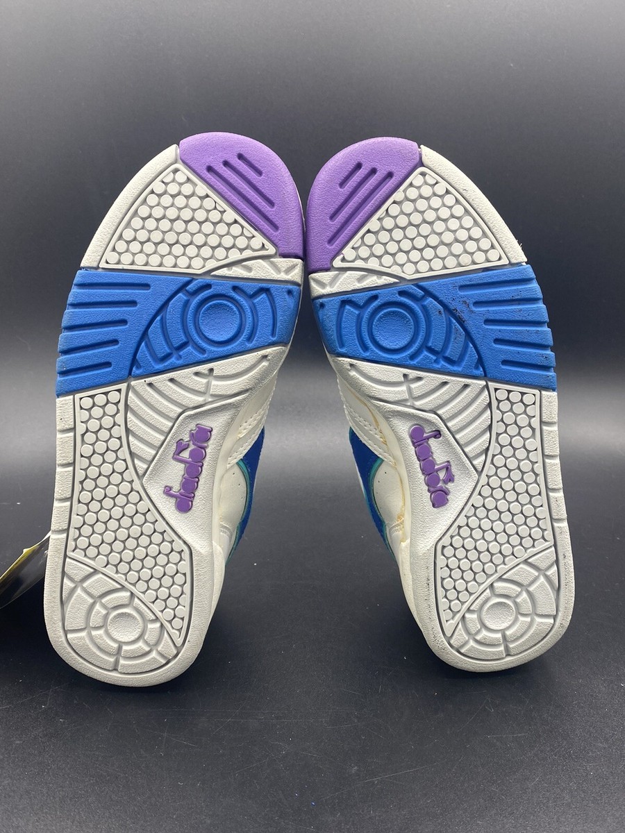 Youth Vintage 1980s Diadora Boris Becker Low Top Leather Sneakers