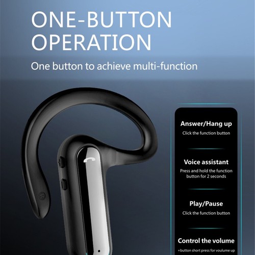 Business Bluetooth Earphone Hands-free 180° Rotating Earpiece for Android iOS - 第 9/14 張圖片