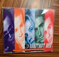 Backstreet Boys Quit Playing Games (With My Heart) CD Single 1997 4 Track