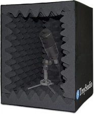 Vocal Booth Box Portable Sound Recording Reflection Filter Isolation Shield