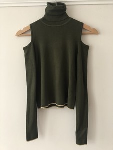 zara green jumper