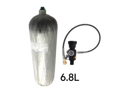 Acecare 6,8L PCP 300bar Tank DOT Scba Luftflasche Nachfüllsets für Pellet Luftgewehr - Bild 1 von 6