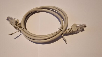 4er Pack Cat5e UTP RJ45 Ethernet Datenkabel 1m PVC beige