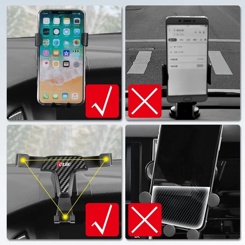 For Ford Focus 2011-2017 Car Phone Holder Air Vent Gravity Mount Cradle Stand - Picture 4 of 5