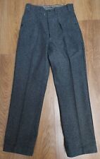 Winter military trousers, VTG 1961, wool, size 76/40, W31 L30, used, Swiss Army