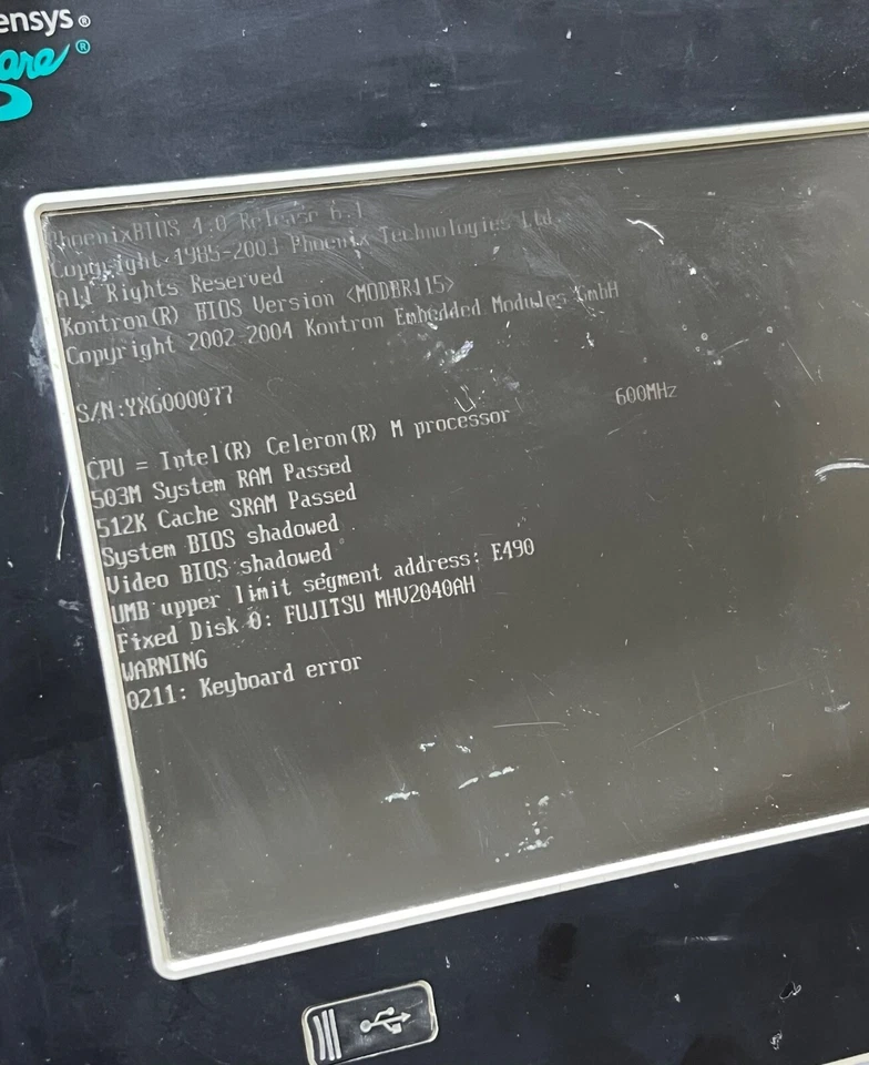 INVENSYS WONDERWARE 2-D153-0034 ECO PANEL 104WW-B - Image 3 of 4