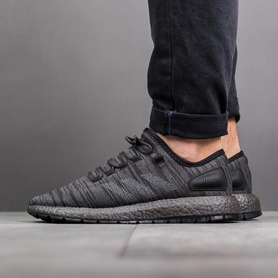 Mens ADIDAS PUREBOOST x ALL TERRAIN Pure Boost ATR Triple Black Running Shoes | eBay