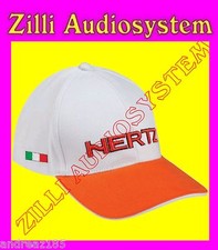 Nuovo modello 2014 Cappellino BIANCO con visiera HERTZ Introvabile !!! NEW