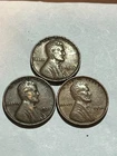 1930 P 1931 P 1934 P Circulated Lincoln Wheat Cent Penny Set- Actual Coins