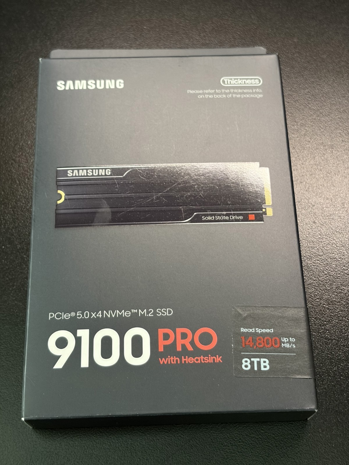 Samsung 9100 Pro SSD 8TB w/ heatsink PCIe 5.0 NVMe M.2 BRAND NEW SEALED IN BOX !