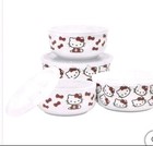 Hello Kitty Pressure Lid Food Storage Small & Large 8 Pc Containers Bowl NEW — photo 8