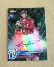 2018 Topps Chrome autograph auto GREEN Raudy Read rookie card RC 18/99. rookie card picture