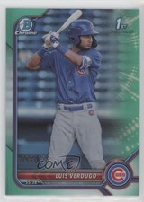 2022 Bowman Chrome Prospects Aqua Refractor 93/125 Luis Verdugo #BCP-147 0q4s