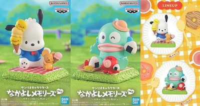 Sanrio Figuren Nakayoshi Memories Vol.2 Pochacco & Hangyodon [2er Set] 723Y